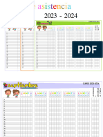 Lista de Asistencia Orientacion Andujar Editable en Power Point