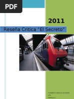 Reseña Crìtica Del Libro El Secreto