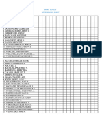 Attendance Sheet