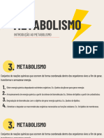 Introdução Ao Metabolismo