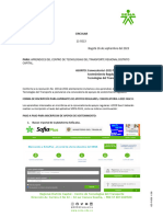 Circular y Formatos Registro Socio Economico