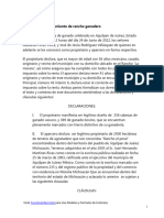 Contrato de Arrendamiento de Rancho Ganadero