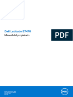 Latitude E7470 Ultrabook - Owners Manual - Es MX