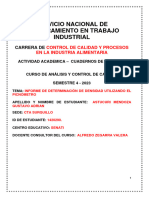 Informe de Determinación de Densidad Utilizando El Picnómetro