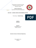 GROUP 8 - Material Testing Written Report (MEC 0325-1)