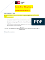 ? Semana 04 - Tema 01 Tarea - Entrega Final Del Organizador Gráfico para La PC1