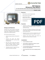 Datasheet - Ultrasonic Heat Meter RC12