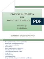 Process Validation Guidance For Non-Sterile Dosage Form