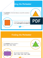 Area and Perimeter Poster