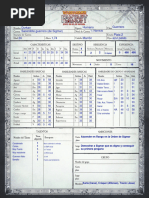 Warhammer Fantasy 4 Ed - Hoja de Personaje Editable (Azul) - Sigmar - Nuevo - 20240318