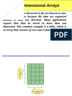 Multi-Dimesnional Array