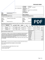 Purchase Order: Bill To Address Ship To Address