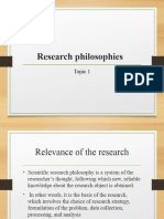 Research Philosophies