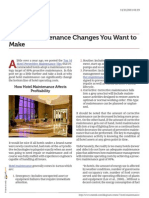 Making Hotel Maintenance Changes 