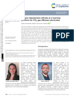 Oxygen Depolarised Cathode As A Learning Platform