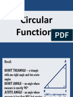 3.5 Circular Functions