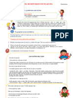 FICHAS DE REFUERZO 1 y 2 - COMUNICACIÓN 2°