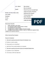 I Examen Parcial Sétimo 2023 LNAGF Significativa, Específica