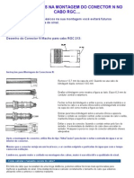 2596d1218684346 Montagem de Conector N para Iniciantes Montagem Do Conector N No Cabo Rgc213