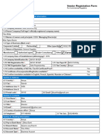 Filled Annex D - Vendor Registration Form