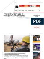 Innovación y Tecnología en Perforación y Cimentaciones - Revista Constructivo