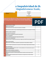 Escala de Impulsividad de Barrat Excel