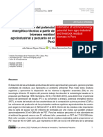 2023 - Et Al Estimacion Del Potencial Energetico Tecnico A Partir de Biomasa Residual en El Peru