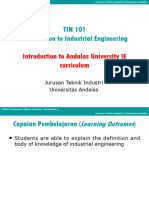 Week 4 - Introduction To UNAND IE Curriculum