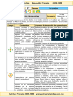 1er Grado Abril - 01 Yo Te Cuido, Tú Me Cuidas (2023-2024)