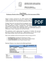 Preliminary Results of 2020 CPEA