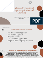 Ciples and Theories of Language Acquisition and Learning