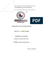 Practica de Ley de Coulomb