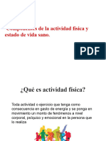 Componentes de La Actividad Fisica