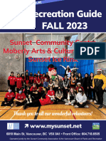 WP Contentuploadssunset Community Centre Fall 2023 Recreation Guide - PDF 2