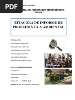 Bitácora de Estudio de Problemática. Tutoría V