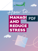 How To Manage and Reduce Stress