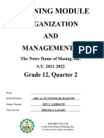 Org. Management 12 q2 F