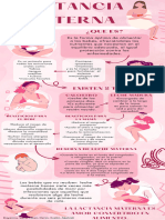 Infografia Concientización Del Cancer de Mama Color Rosado