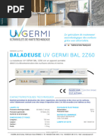 Fiche Technique Baladeuse UV GERMI BAL2Z60