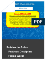 Resolução - (032) 98482-3236 - Roteiro de Aula Prática - Física Geral