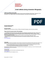 Formation of Watermark Defects During Immersion Lithography: Link To Publication