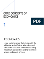 1 - Core Concepts of Economics RBF