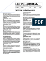 Boletin Laboral: Junta Especial Número Uno