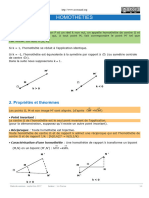 Applications Affines - 3 - Homothétie