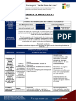 5 Año Sesión de Aprendizaje N 1