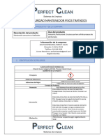 Ficha de Seguridad Mantenedor Pisos Tratados