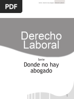 Derecho Laboral, Cuando No Hay Abogado