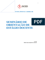 Texto de Apoio de Seminário de Orientação de Estagio Docente