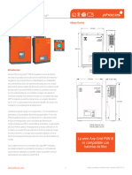 Ficha Tecnica Inversor Phocos PSW B 1 6kw 500w PDF