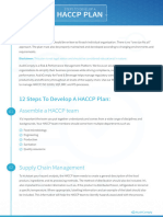 AuditComply HACCP Plan